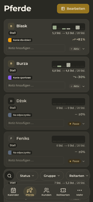 Vorschau · Pferde