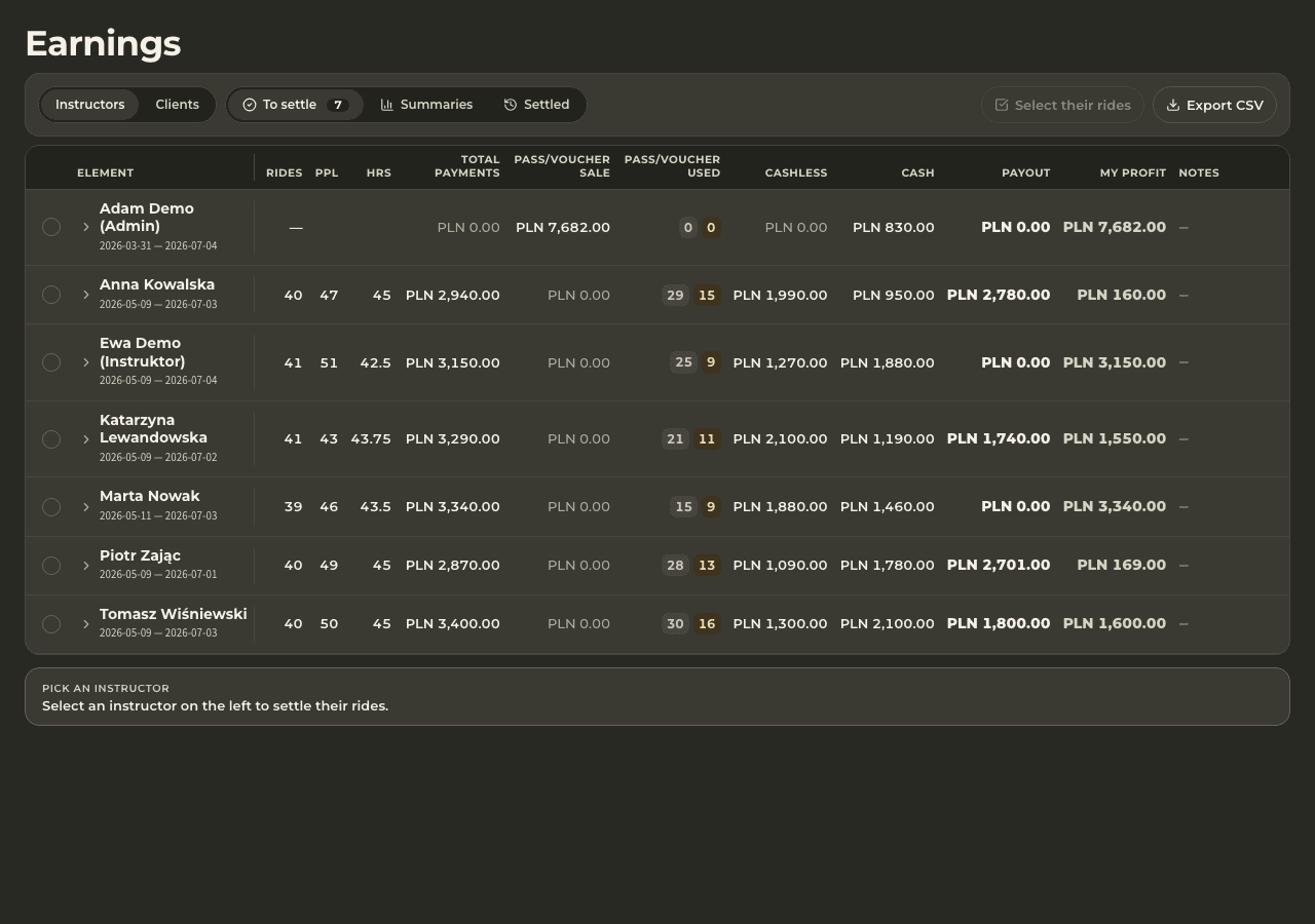 preview · Earnings