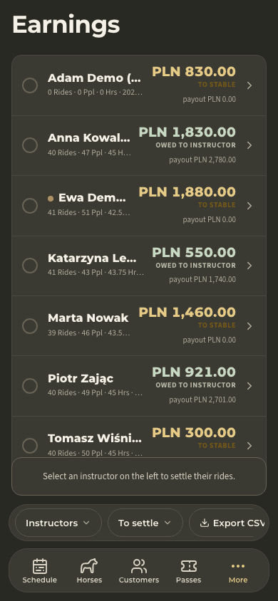 preview · Earnings