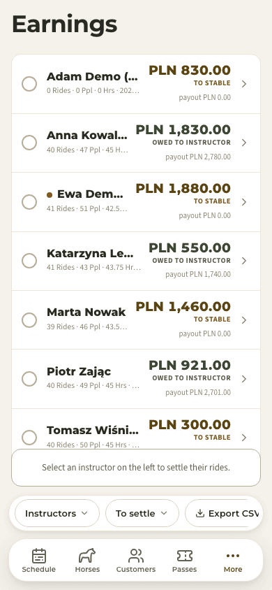 preview · Earnings