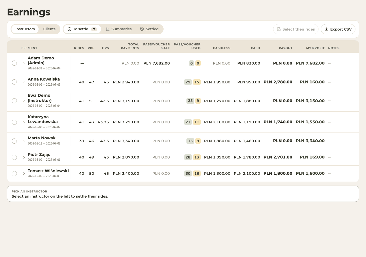 preview · Earnings