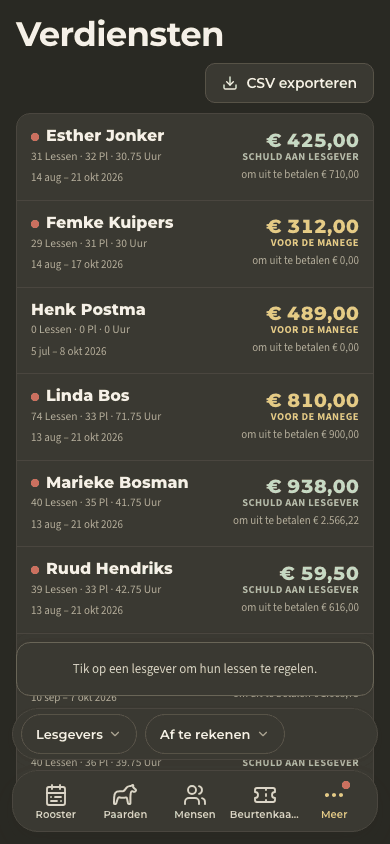 voorbeeld · Verdiensten
