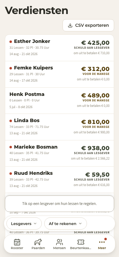 voorbeeld · Verdiensten
