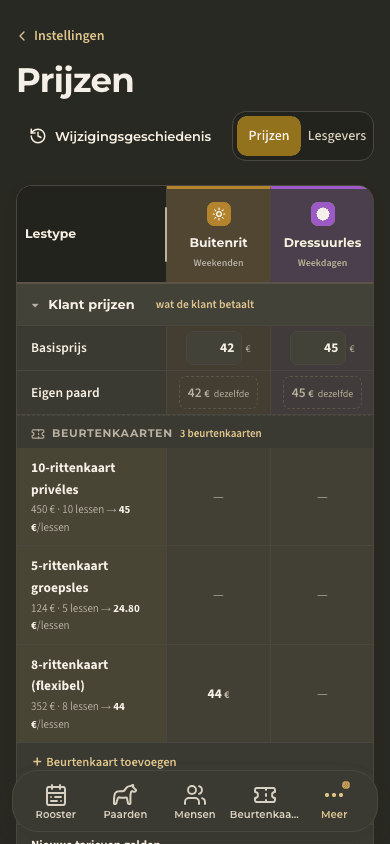 voorbeeld · Prijzen