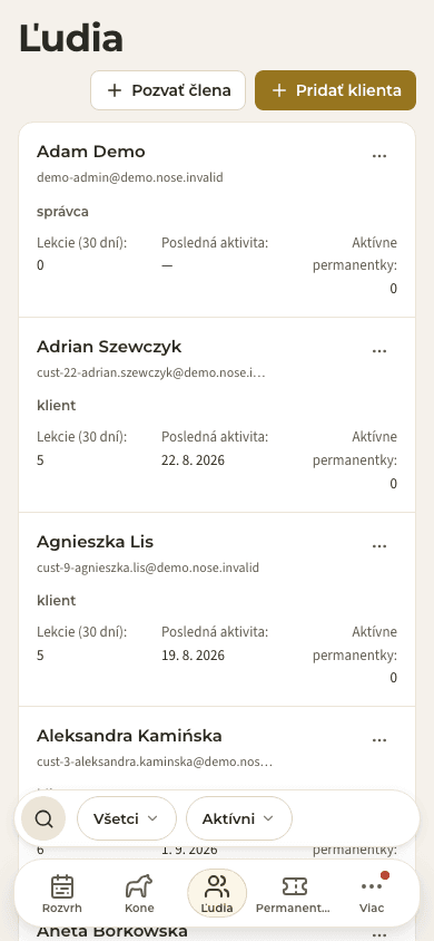 náhľad · Prístup