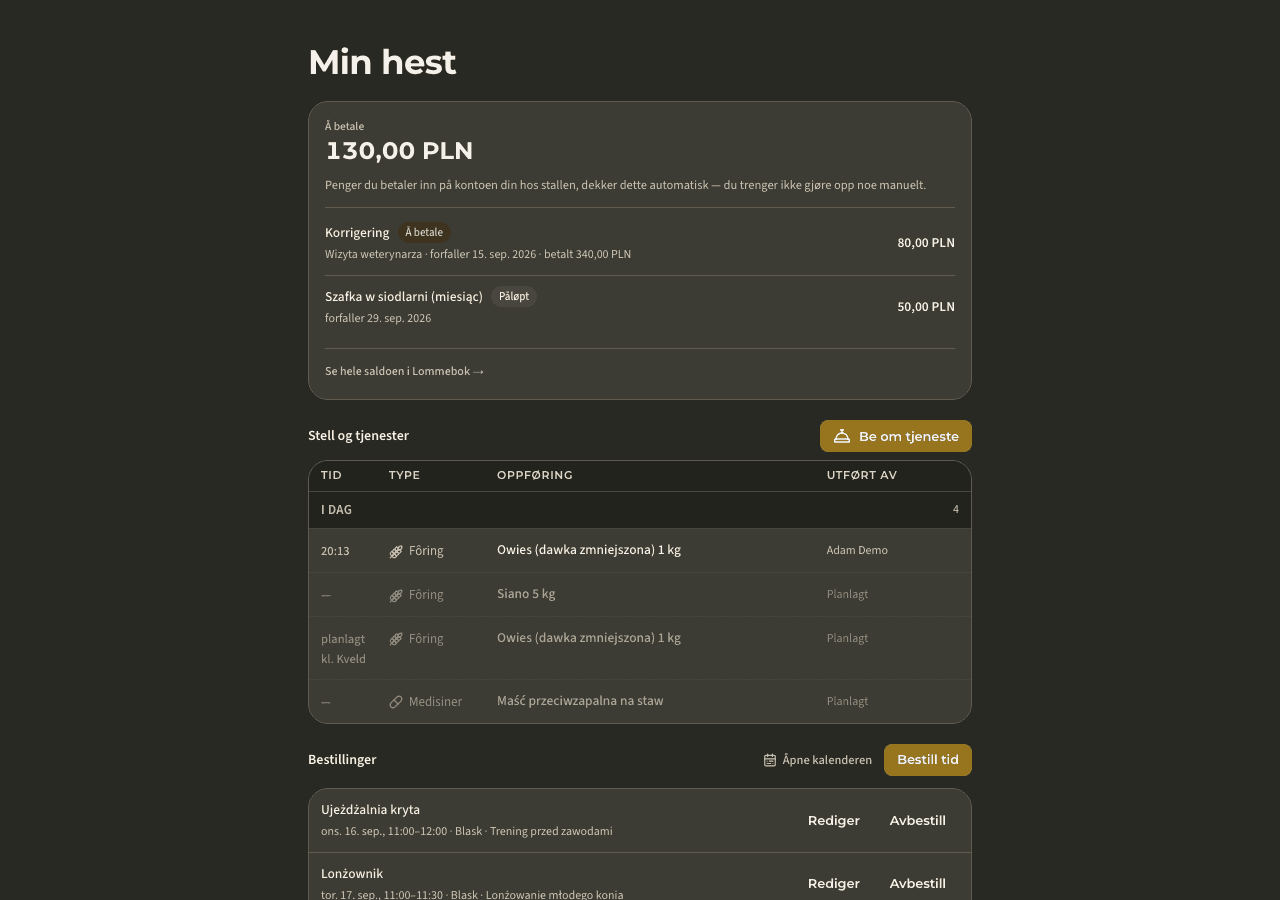 app — mine hester og stell